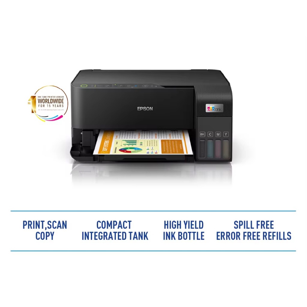 Printer F4 Wifi EPSON L3251 Print F4 Scan A4 Fotocopy Garansi Resmi Epson 2 Tahun
