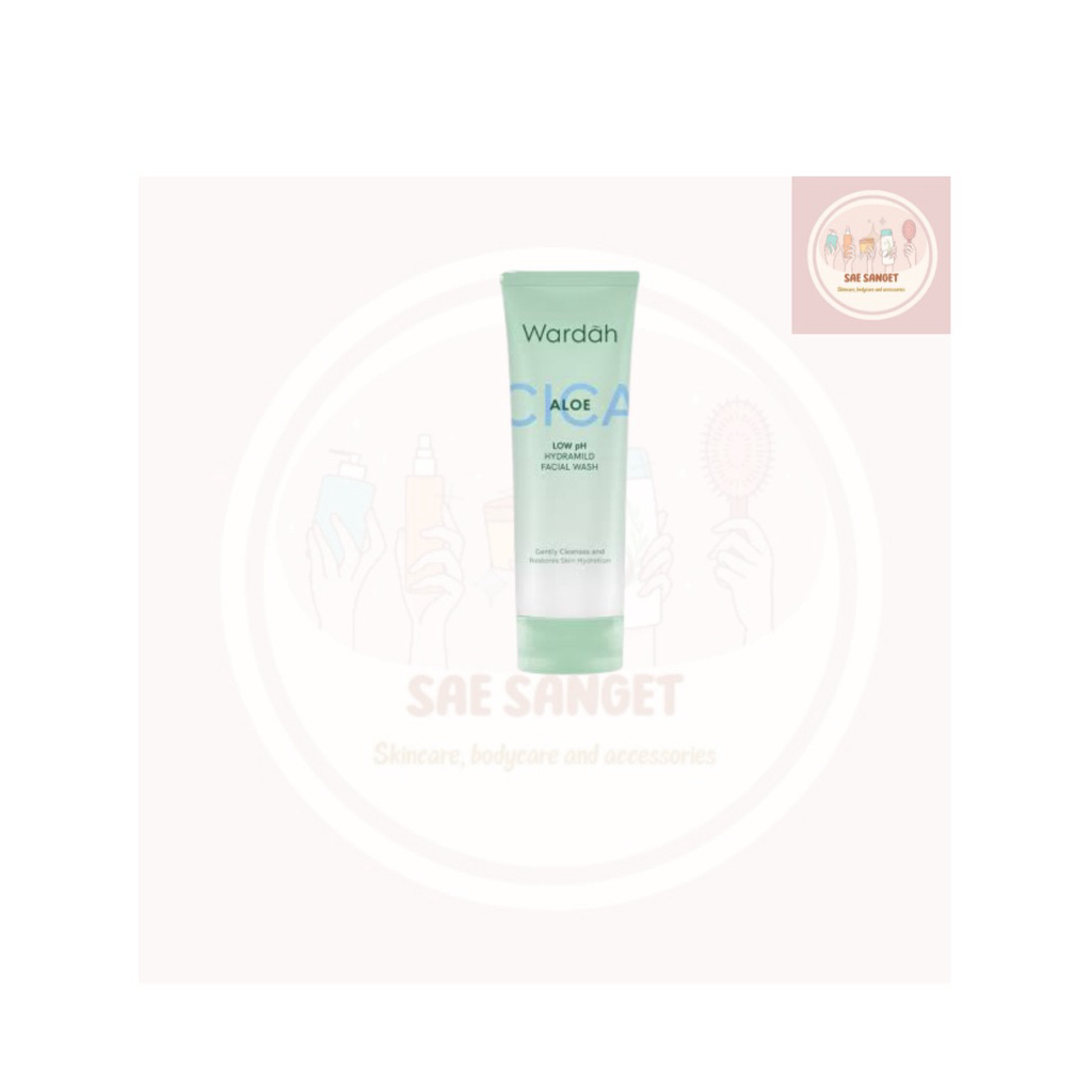 Wardah Aloe Low PH Facial Wash / Wardah Aloe Vera Facial Wash / Facial Wash Wardah 50ml