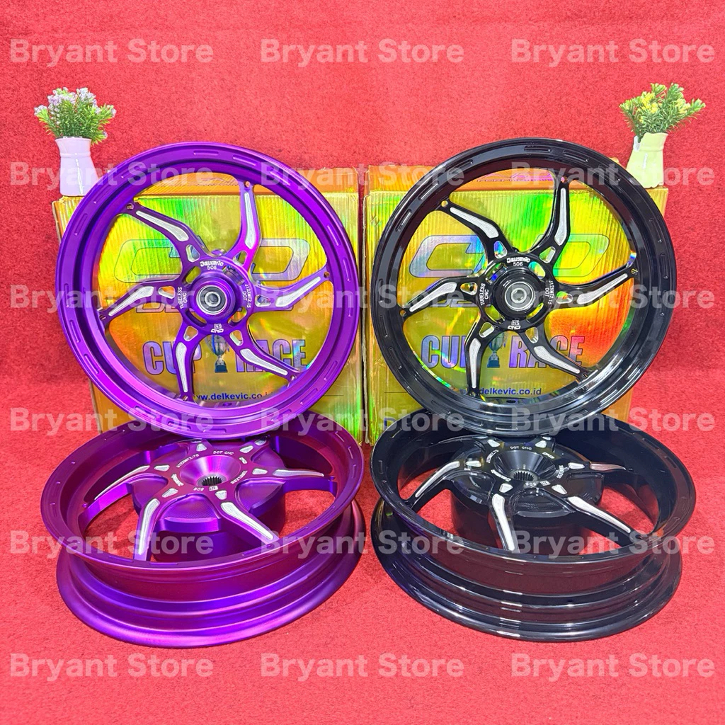 DELKEVIC DND ORIGINAL VELG RACING CNC NOZ 215x12 275x12 MIO M3 FAZZIO VARIO 110 125 150 160 ABS CBS 