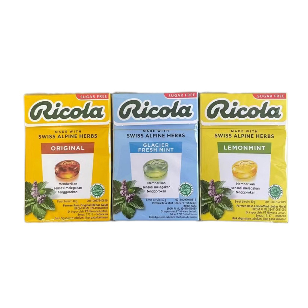 permen RICOLA 100g