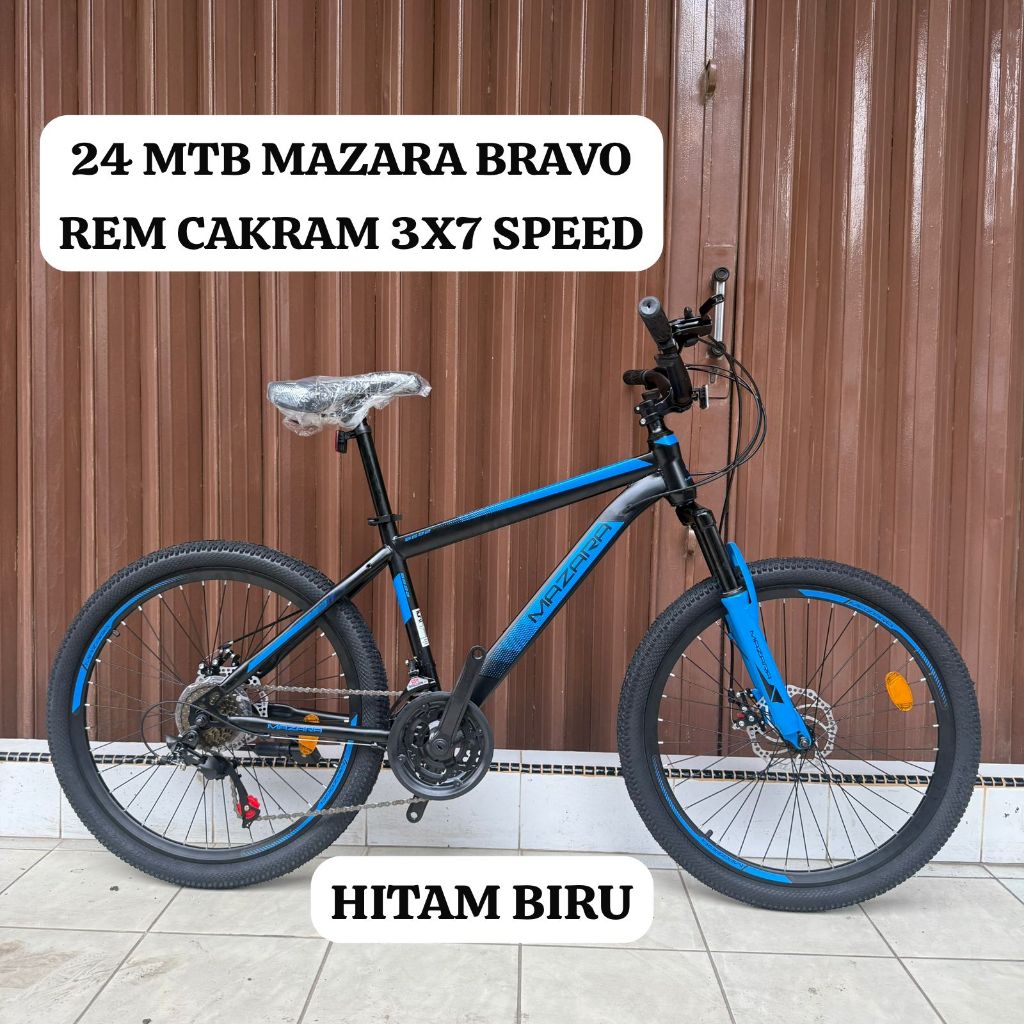 (BATAM) Sepeda MTB 24 MAZARA BRAVO Discbrake
