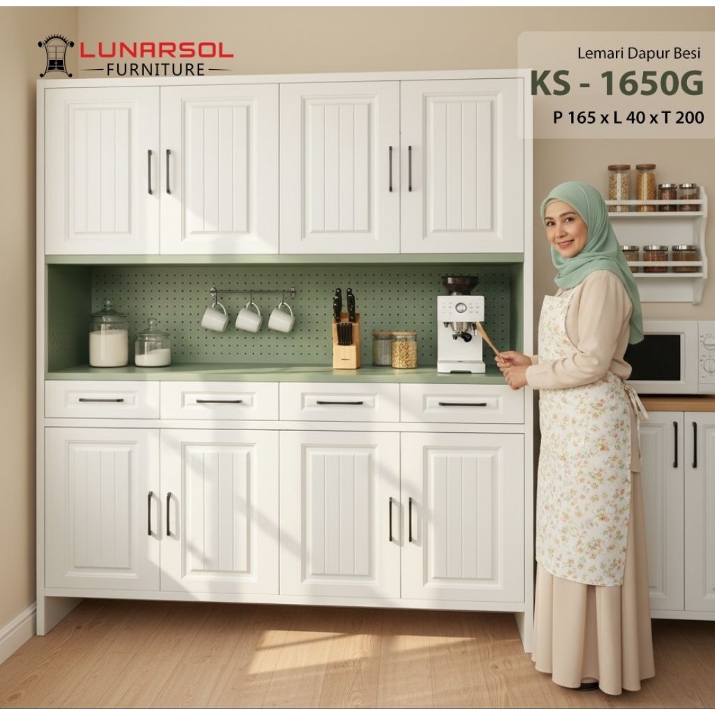 Lemari Dapur 3 pintu plat besi Lemari Dapur plat besi 4 pintu  lemari sayur plat besi 3 pintu dan 4 