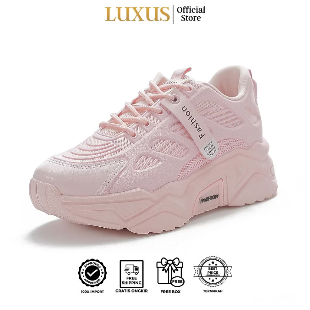 Sepatu Wanita Luxus Momo Sepatu Sneakers Wanita  - Lx2012