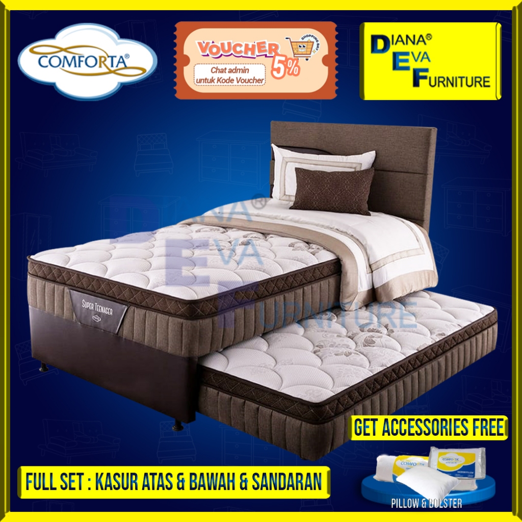 Comforta 2in1 Super Teenager Set Kasur Springbed