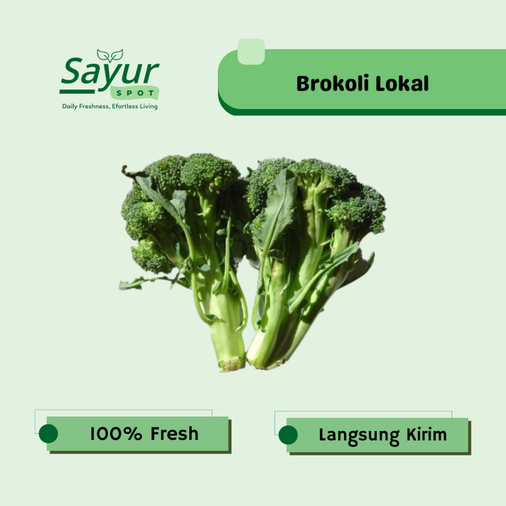 Brokoli Lokal Segar / Sayur Bekasi | Sayur Spot Bekasi