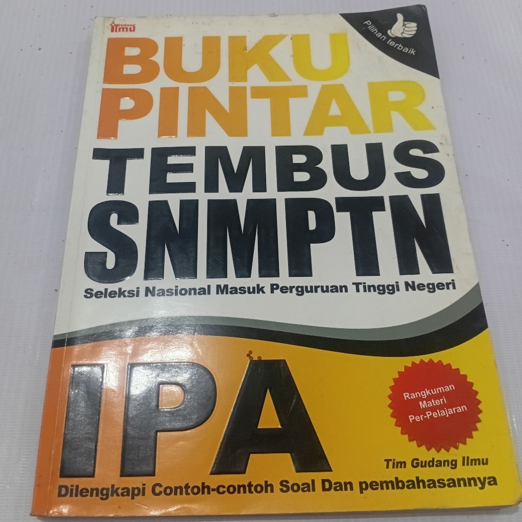 BUKU PINTAR TEMBUS SNMPTN IPA