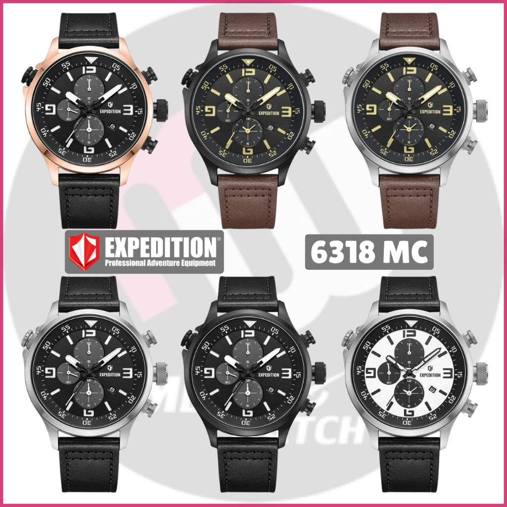 Jam Tangan Pria Analog EXPEDITION 6318MC E6318 MC 6318 Original Garansi Resmi