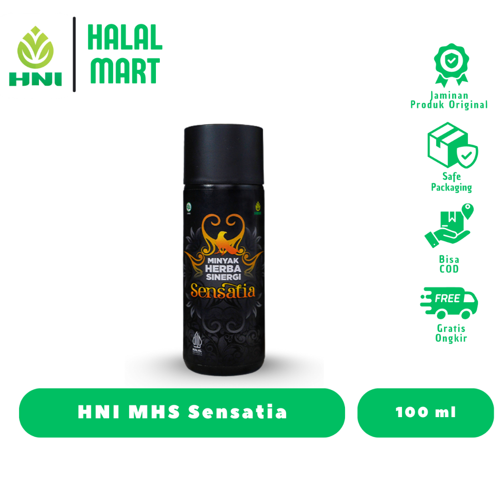 MINYAK HERBA SINERGI SENSATIA HNI HPAI Original 100%  - Minyak Urut Sakit Pinggang Dan Pegal-Pegal