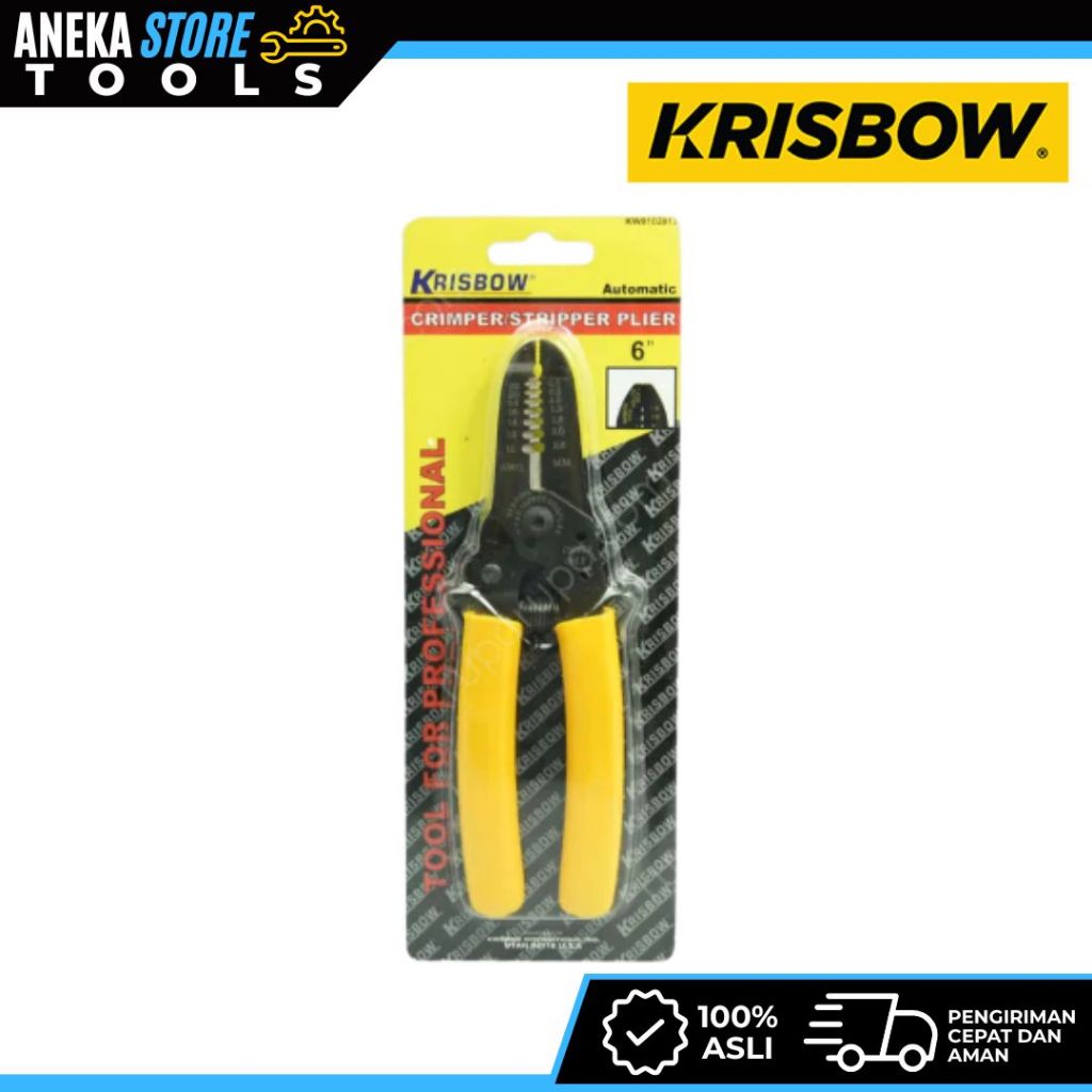 Krisbow Wire Stripper Tang Kupas Kabel