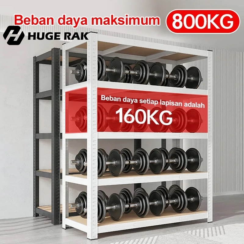 Rak Besi Siku 5 Susun Rak Susun Besi Serbaguna Rak Besi Susun Rak Besi Kayu Rak Gudang