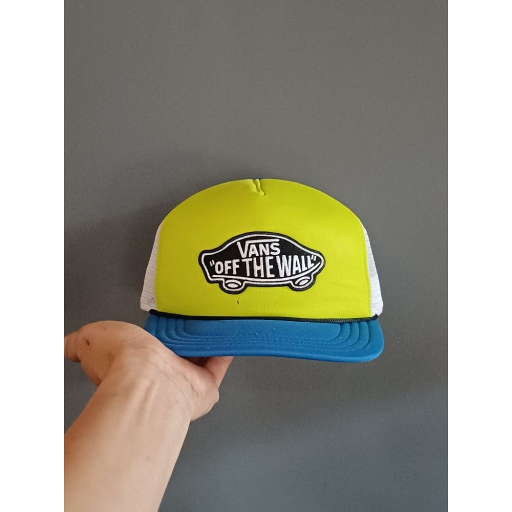 topi trucker ropehat vans classic second