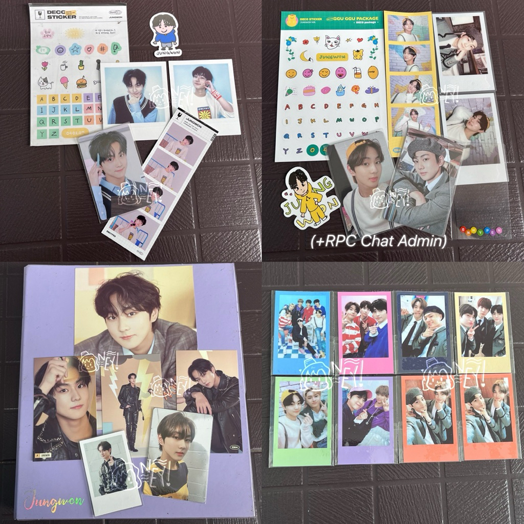 (Ready Stock) Photocard Jungwon Enhypen Season Greetings Ggu Ggu Package
