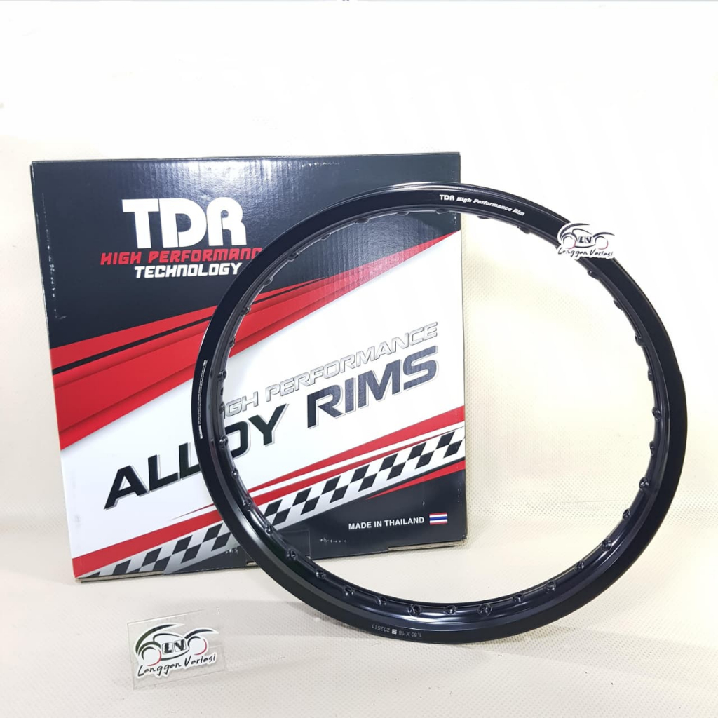 [SATUAN] Pelek Velg Jari-jari TDR Racing Almu Aluminium 160-18 / 185-18 Ring 18
