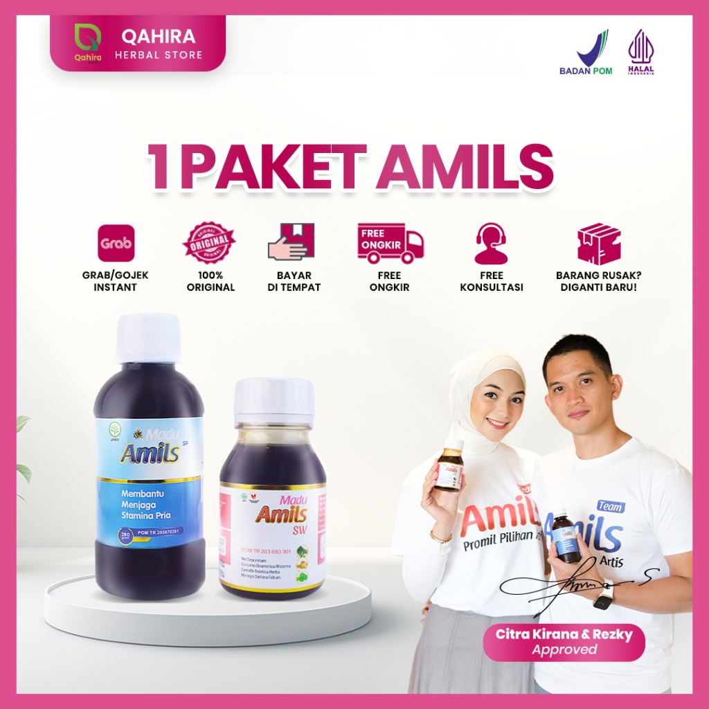 Madu Amils Promil Herbal Untuk Pria Wanita Yang Ingin Hamil Secara Alami Tanpa Efek Samping