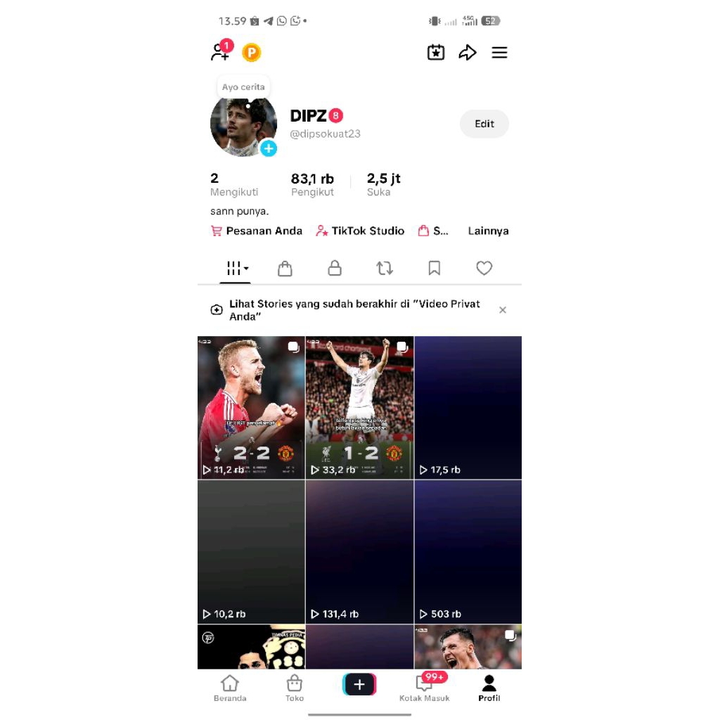 JUAL AKUN TIKTOK 80K+++ FOLL AKUN TIKTOK MURAH AKUN TIKTOK FOLL BESAR AKUN TIKTOK VIRAL AKUN TIKTOK 