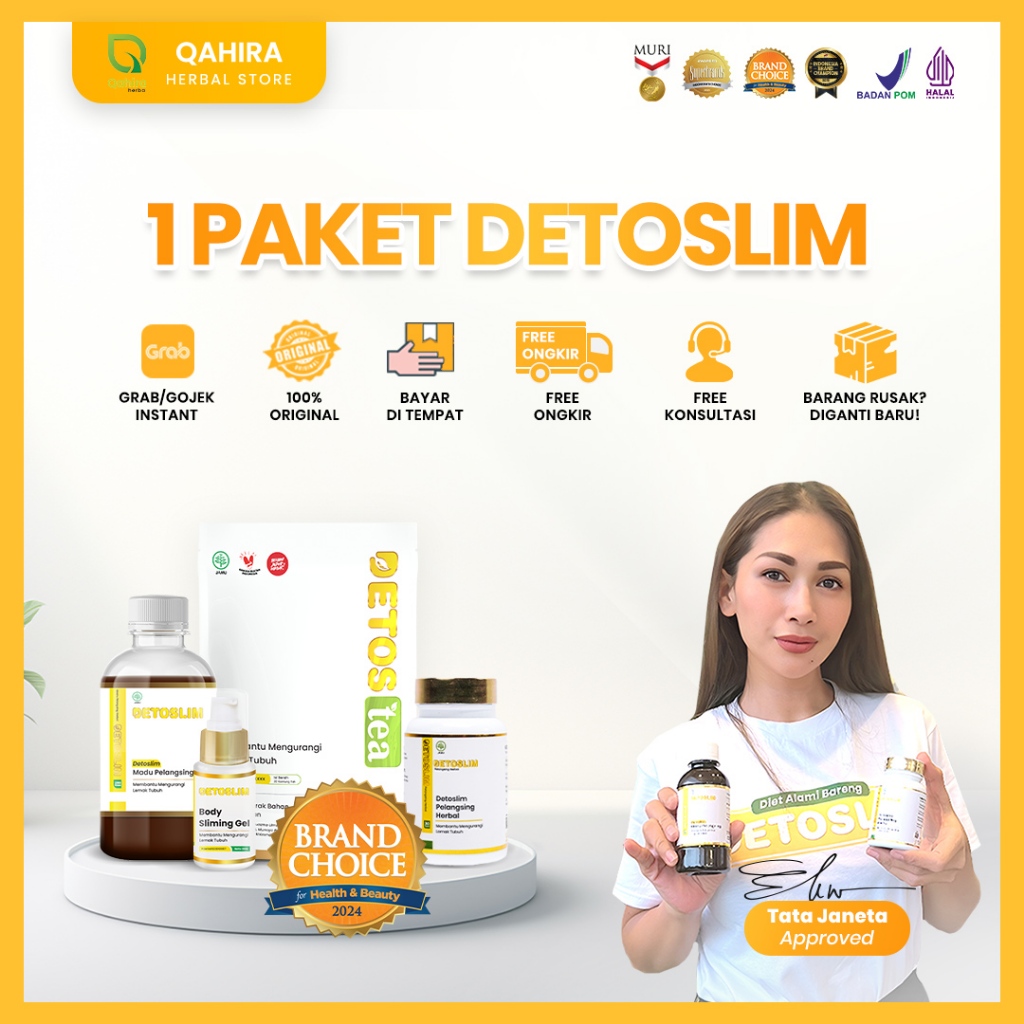 Detoslim - Madu Detoslim 1 Botol | Madu Diet Bpom Madu Penurun Berat Badan Secara Alami