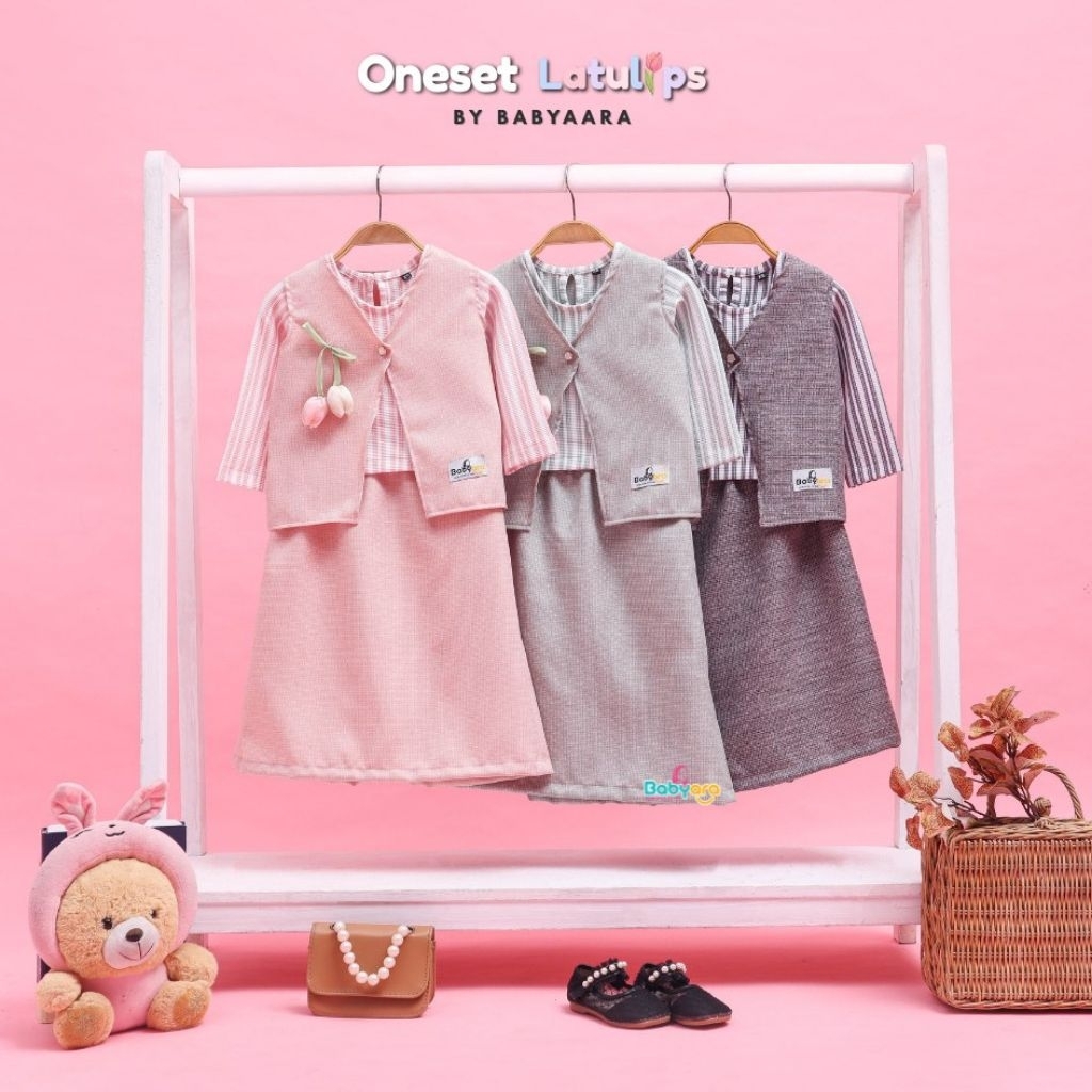 [PRE ORDER] LATULIPS ONESET BY BABYARA ORIGINAL