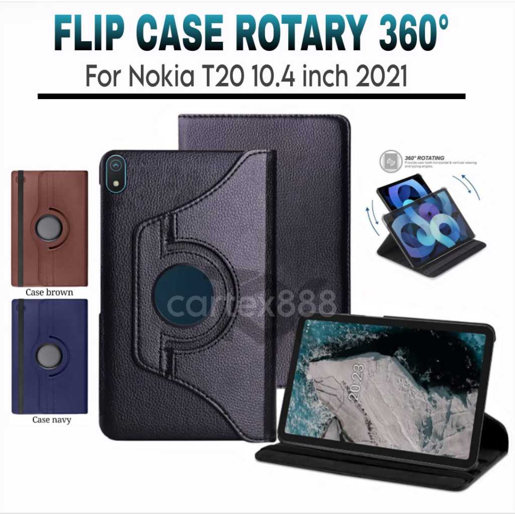 Case Rotary Nokia T20 10.4"inch 2021 / Case Nokia T20 / Casing Nokia T20 \ Nokia T20