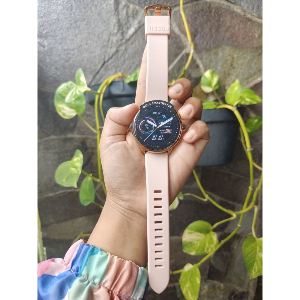 PREL0VED PL JAM F0SSIL SMARTWATCH SMART WATCH GEN 6 WELLNESS BLUSH PINK FTW4071 FTW 4071