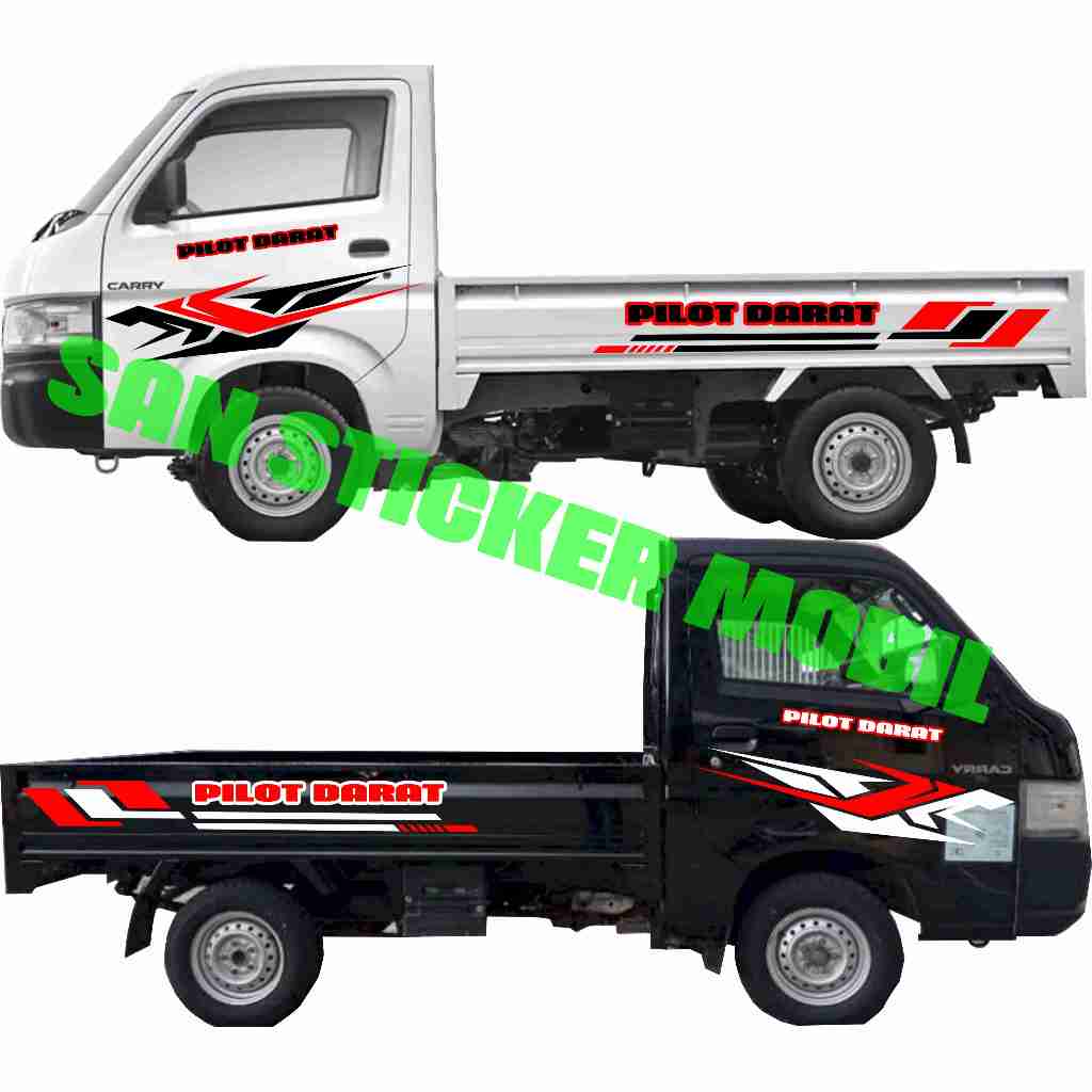 2299 Stiker Mobil Pickup New Carry Stiker Striping List Jet Pickup Stiker Bodi Mobil Suzuki New Carr
