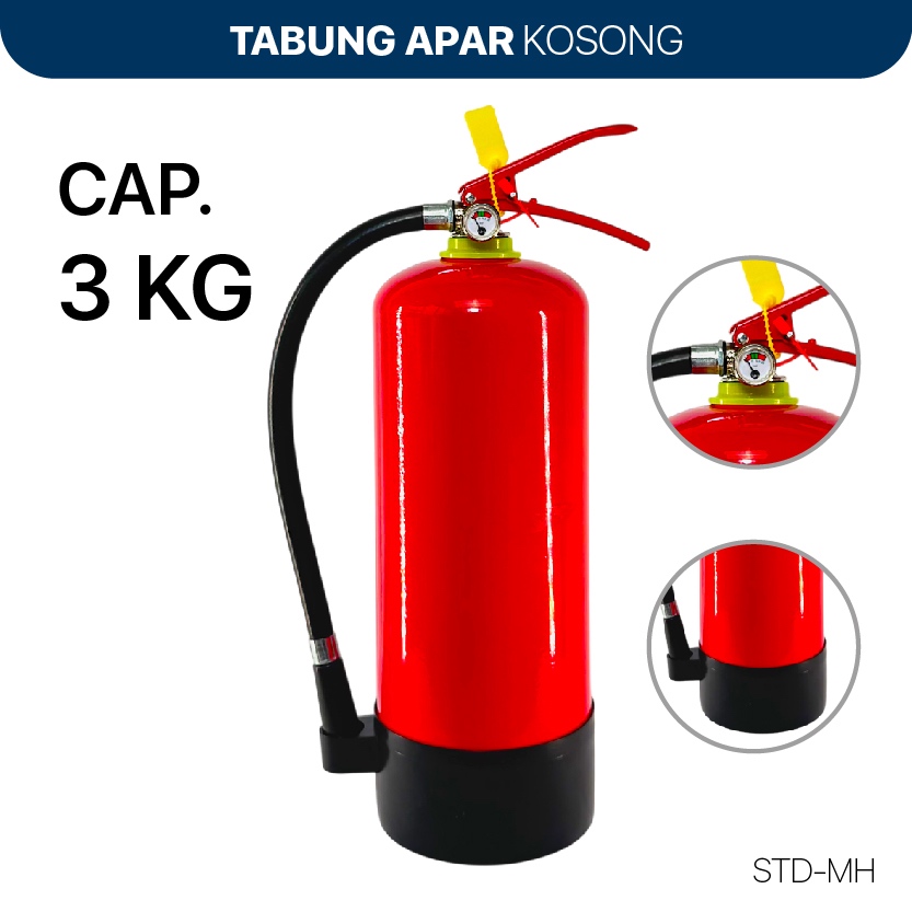 Firesol Tabung Kosong APAR 3Kg/ Tabung Kosong Alat Pemadam Api Ringan 3Kg