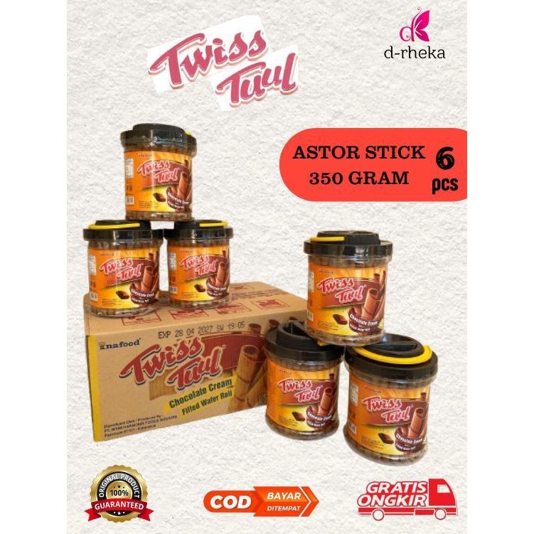 Astor twistul inafood 350gr twis tuul astor lebaran murah astor 1 dus (exp 04/2027)