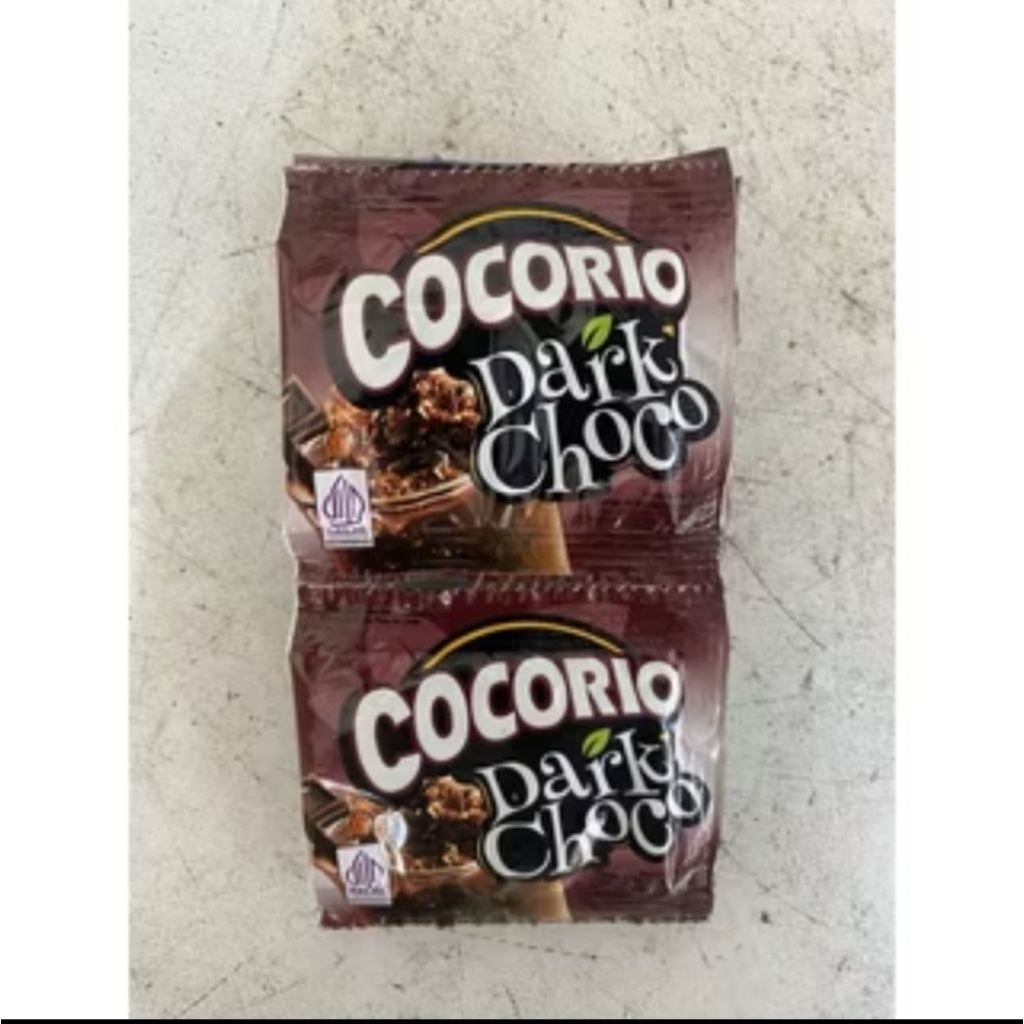 minuman serbuk Cocorio rasa DarkCoklat 1 Renceng isi 10pcs