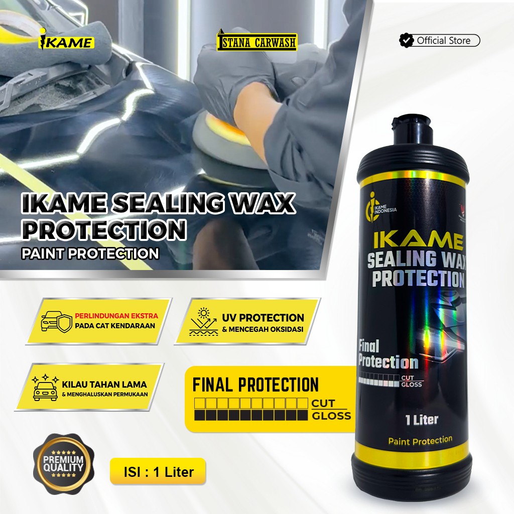 "IKAME Sealing Wax Protection 1 Liter / Wax Protection Mobil / Salon Mobil Wax Protection / Perawata