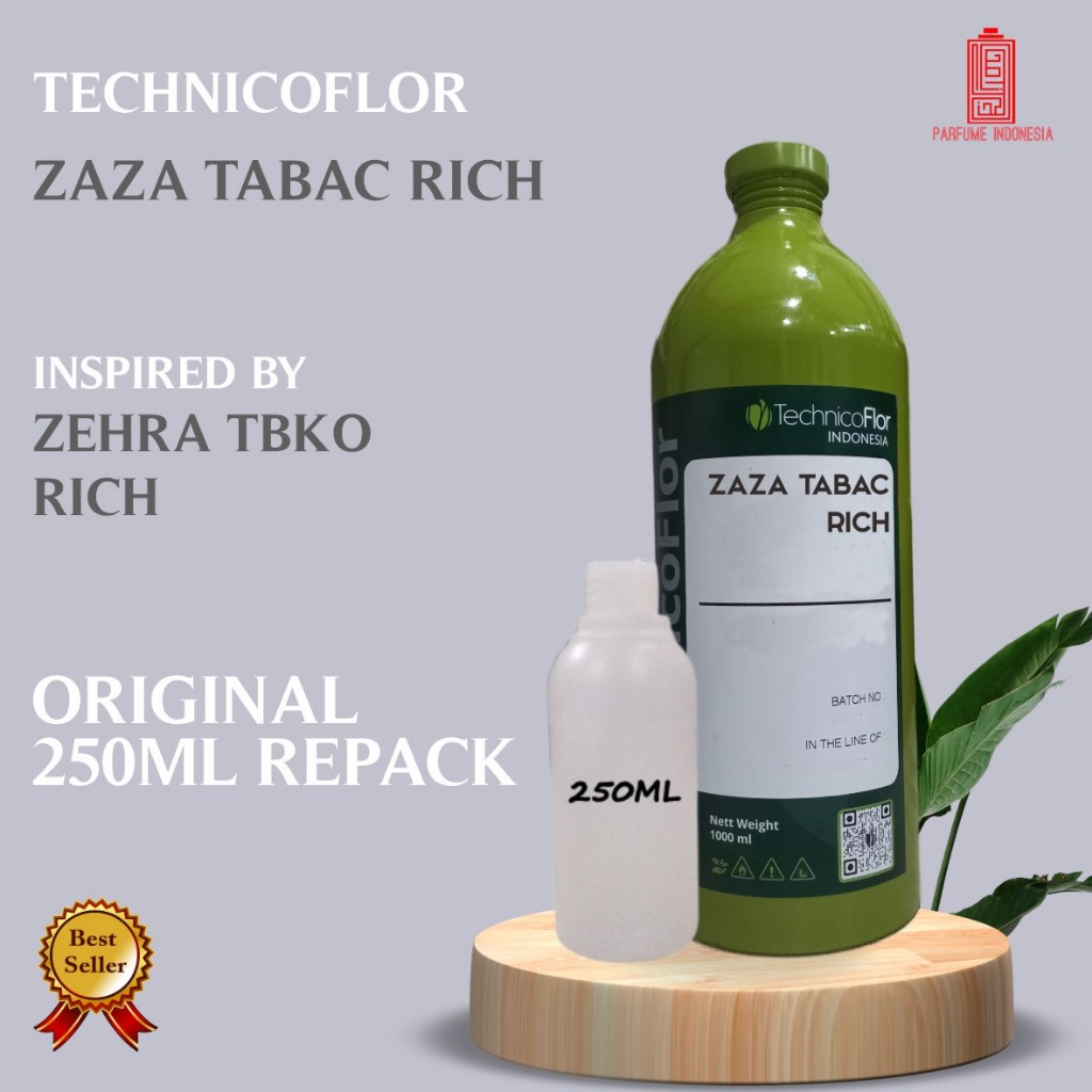 BIBIT PARFUM ZAZA TABAC RICH | TCF | 250ML REPACK