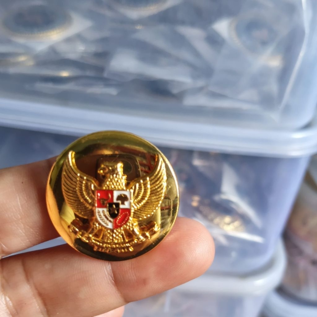 PIN GARUDA MAGNET MODEL BULAT - PIN GARUDA PANCASILA