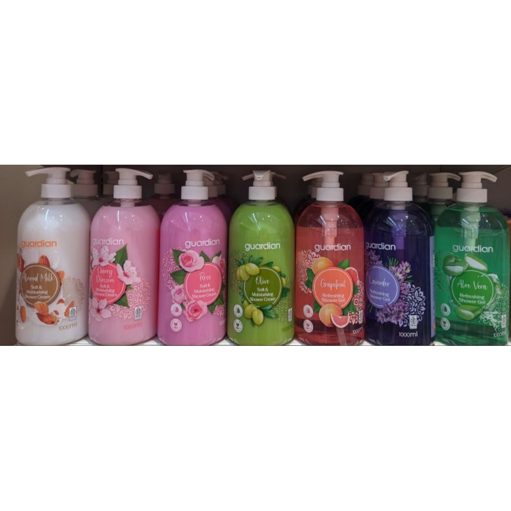 Guardian Essentials Shower Cream dan Gel