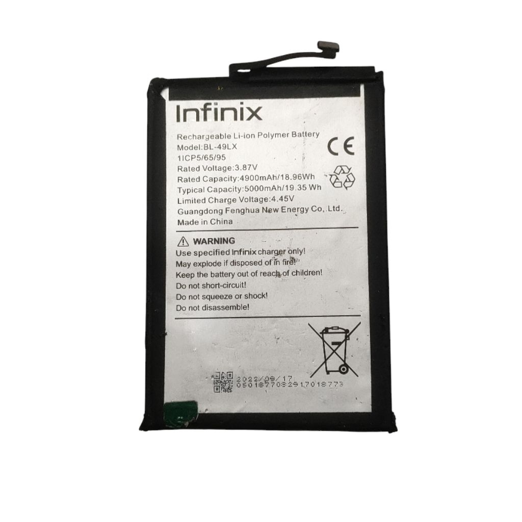 batrai ori copotan infinix hot 12/20s/12i Bl-49Lx