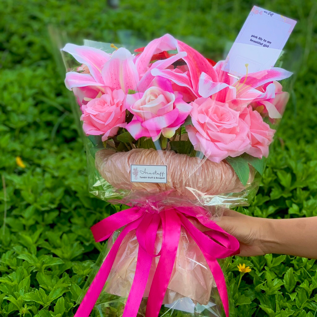 Bouquet Thumbelina | Ide kado murah terbestseller wisuda ultah anniversary wedding birthday graduati