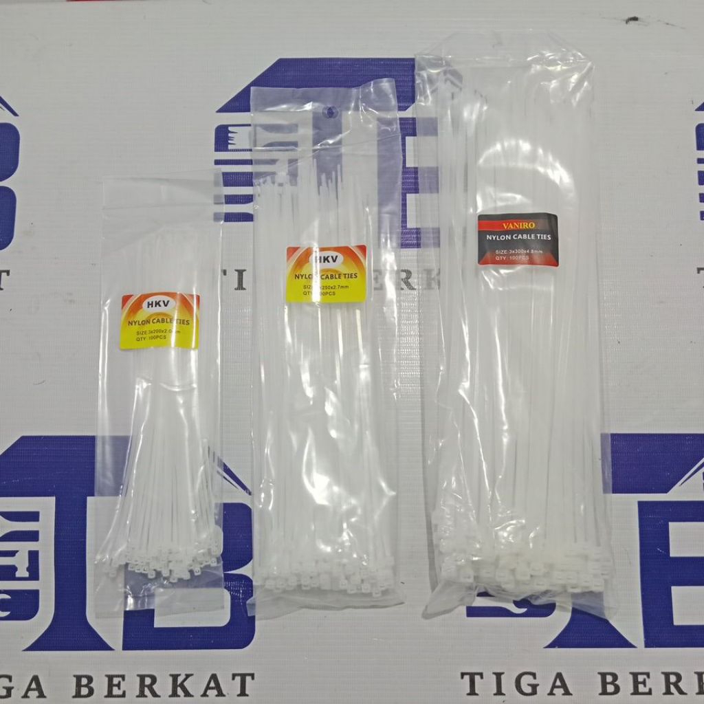 kabel ties  / kabel ties putih / zip ties Putih /Ikat kabel