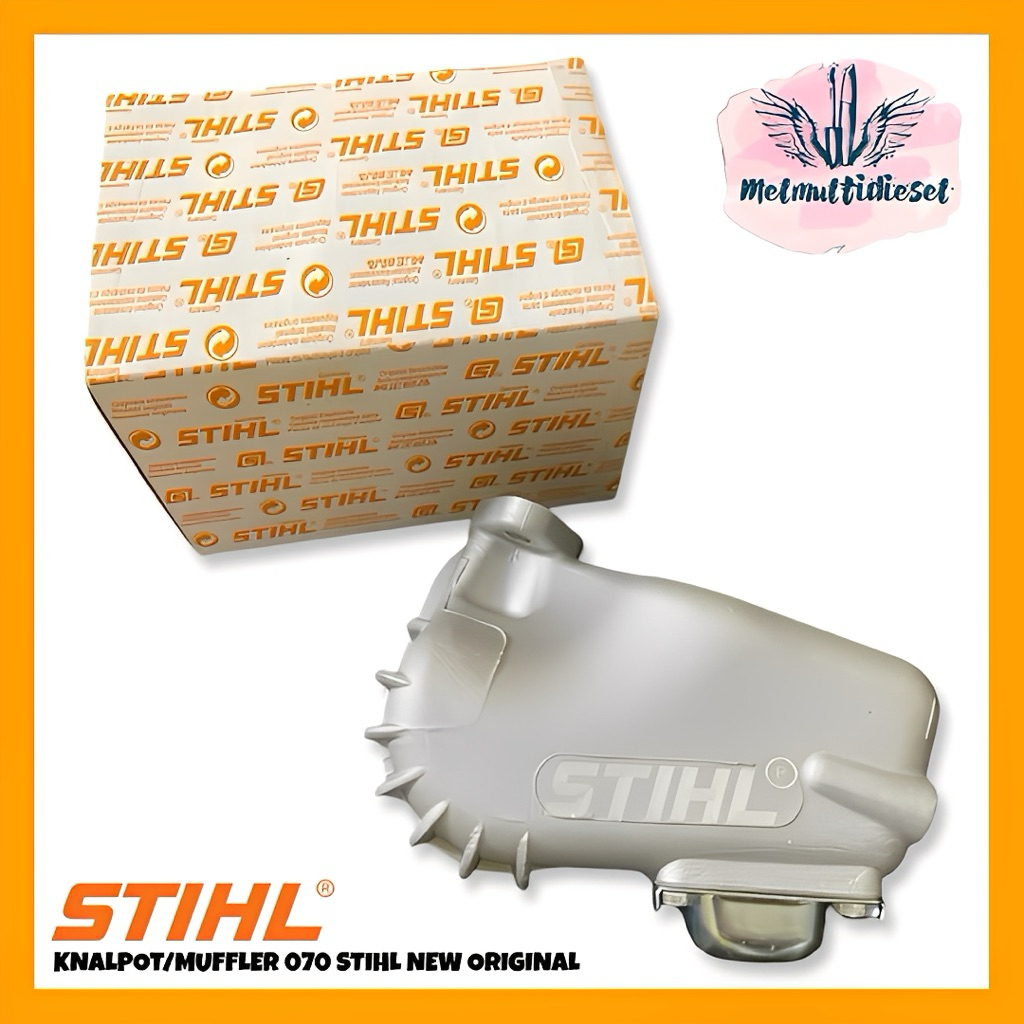 Knalpot Chainsaw Ms070 Muffler Assy 070 Komplit
