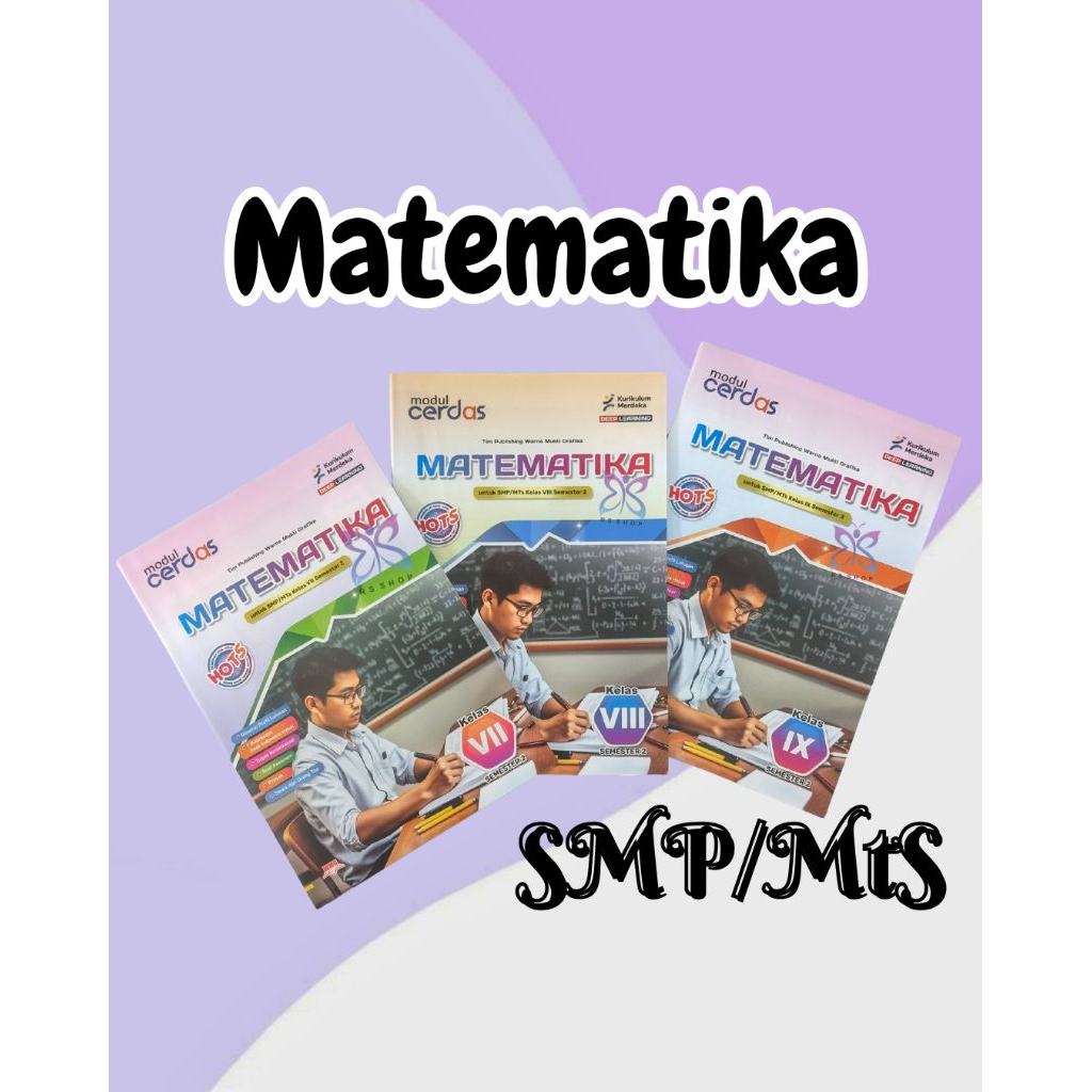 LKS Cerdas Matematika Kelas  7,8,9 SMP/MTs Semester 2 "Kurikulum Merdeka"