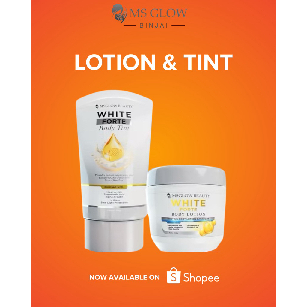 MS GLOW BODY LOTION WHITE FORTE | BODY TINT WHITE FORTE