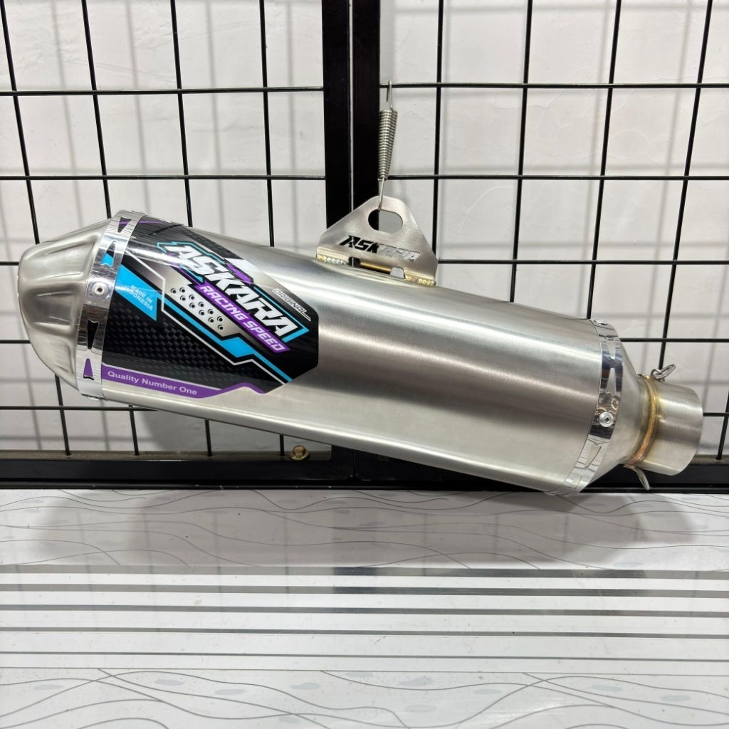 Slincer Knalpot CRF 150| KLX 150 BF D-TRACKER WR 155 type AR Pro series original Askara Racing Speed