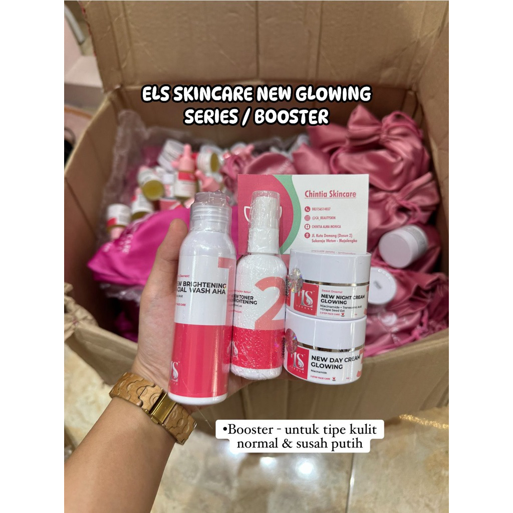 LS SKINCARE PAKET CREAM WAJAH NEW BRIGHTENING BOOSTER