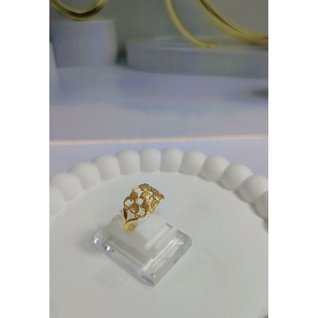 cincin perak sepuh emas