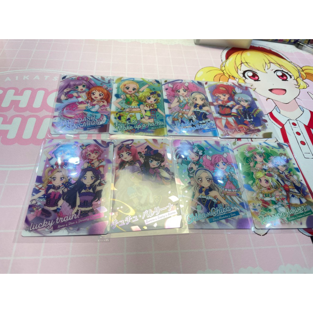 Aikatsu Pripara The Movie Cards Kartu Wafer Cards kartu Laala Akari Mirei hinaki rin madoka hibiki j