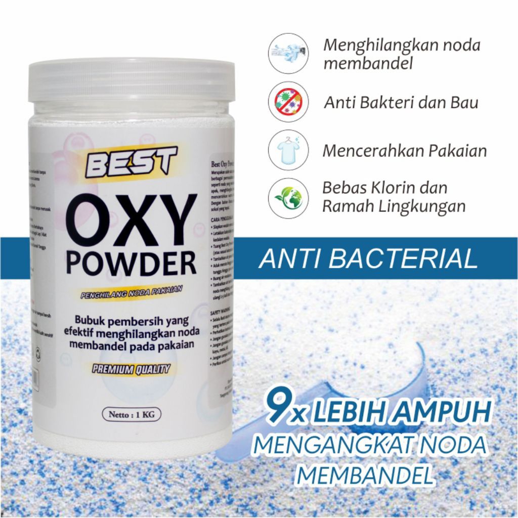 OXY POWDER/Detergent Oxy powder Mengatasi Noda Pakaian 1kg
