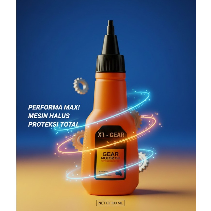 Oli Gardan Motor Matic X-1 Gear Original 100ml – Gear Oil Motor Matic Mesin Halus & Proteksi Total