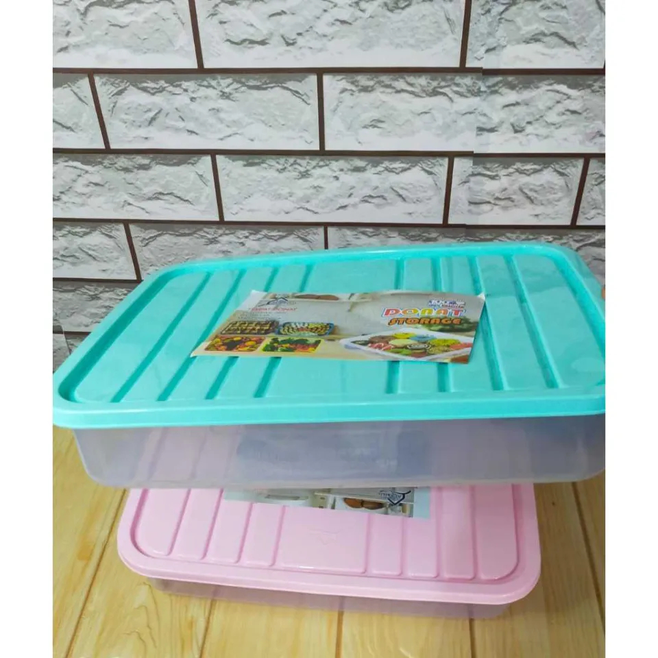 Kotak Donat Yuzuii Multipack  Medium 7000 ML Large 15000 ML Tempat Roti Plastik