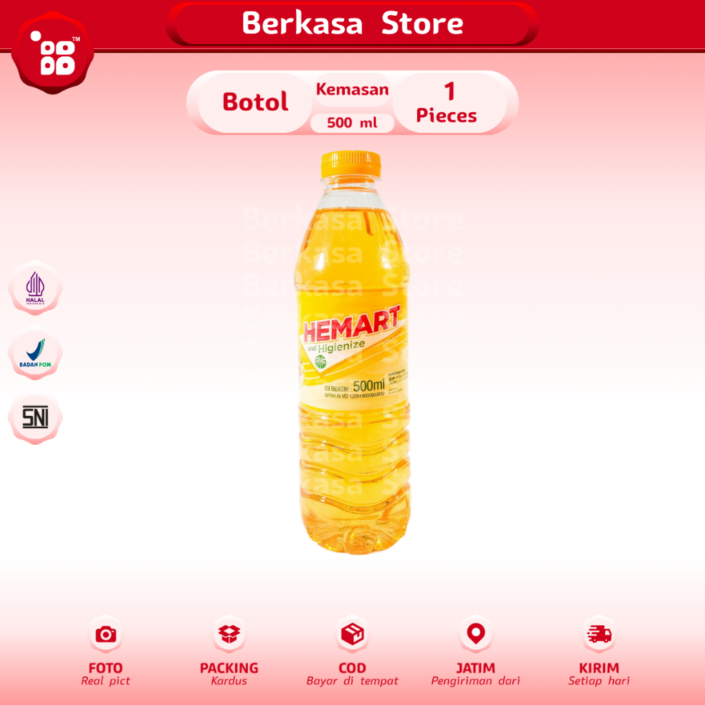 Hemart Minyak Goreng Botol 500 ml
