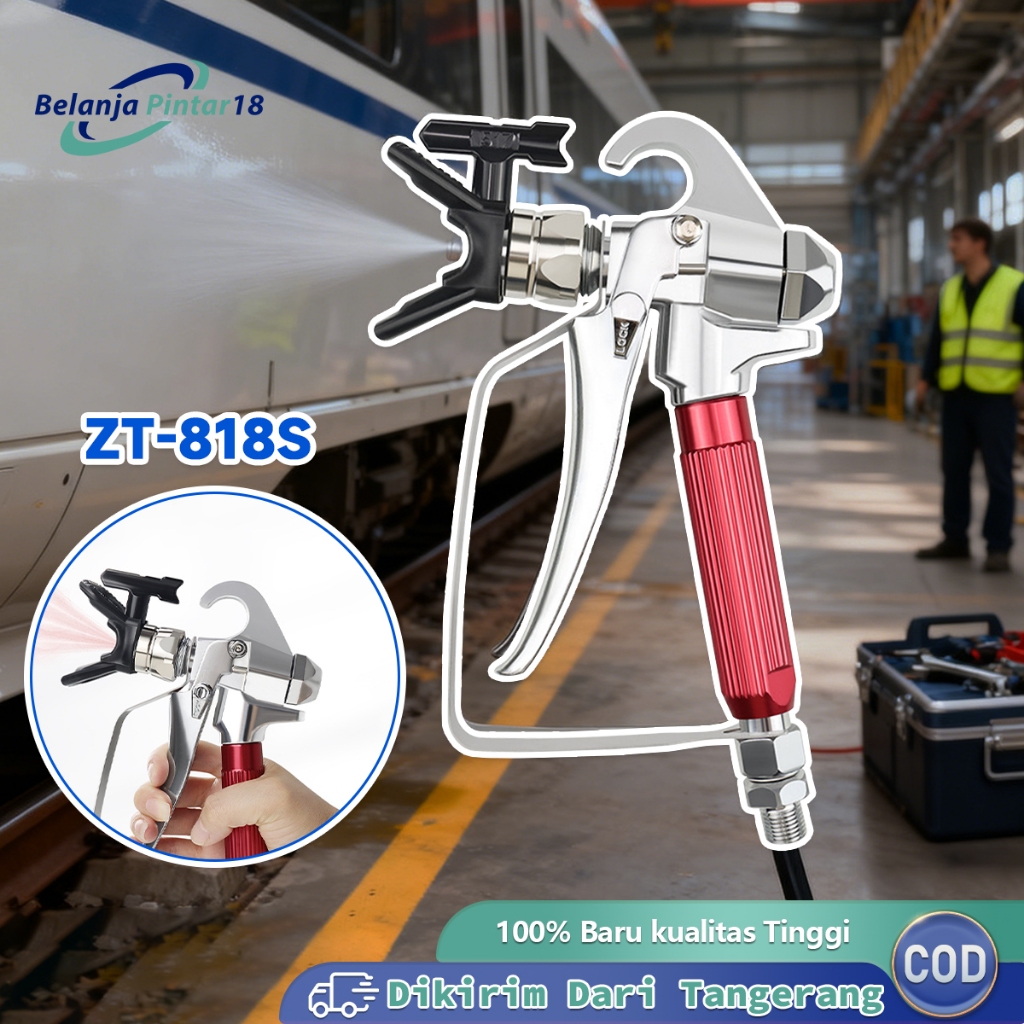 Pistol Semprot Listrik Electric Airless Spray Gun Electric Spray Gun Paint Semprot Cat