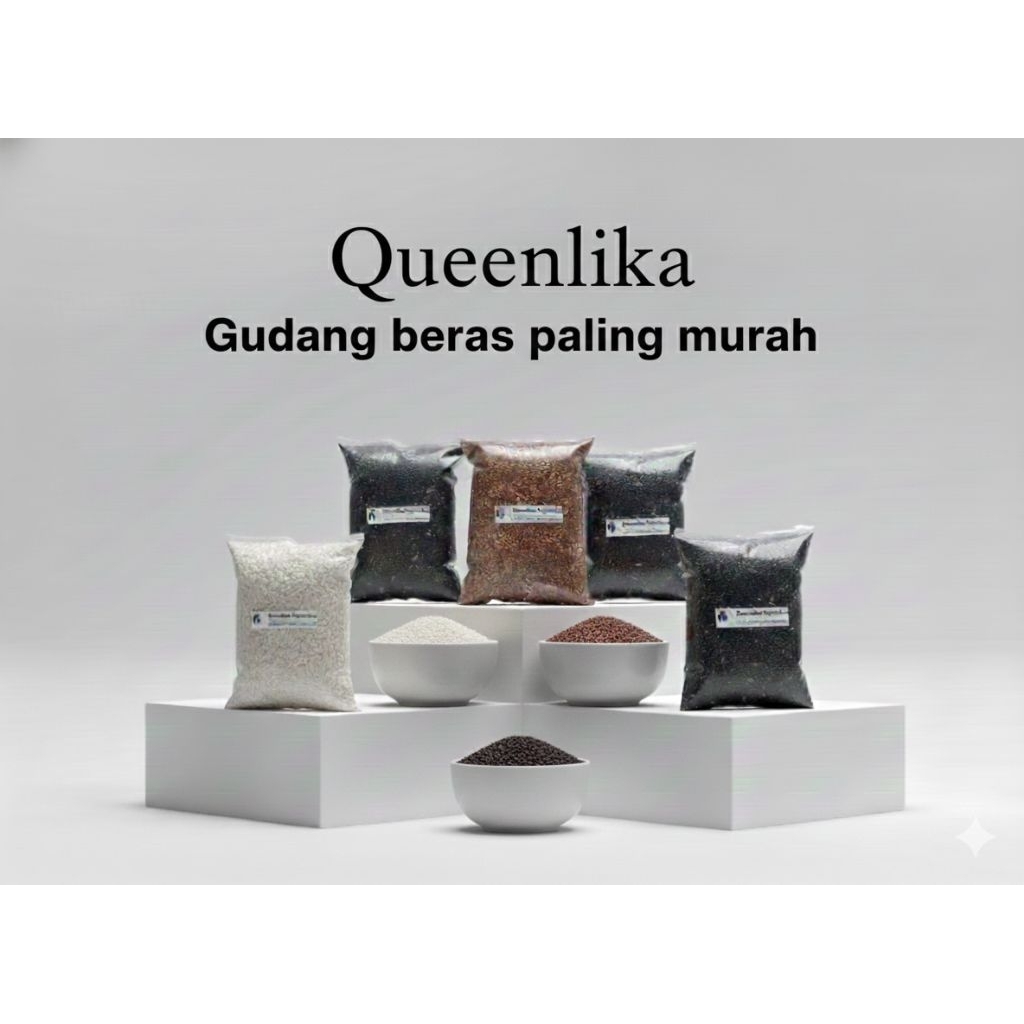 variasi 500g beras ketan hitam ketan putih beras merah murah premium