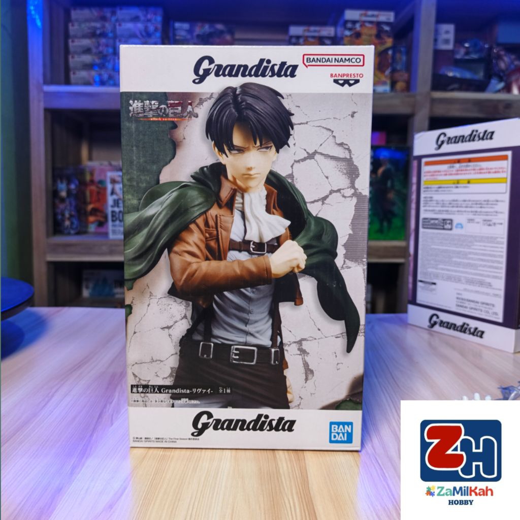 [Original] Action figure Attack On Titan Levi Ackerman Grandista Banpresto