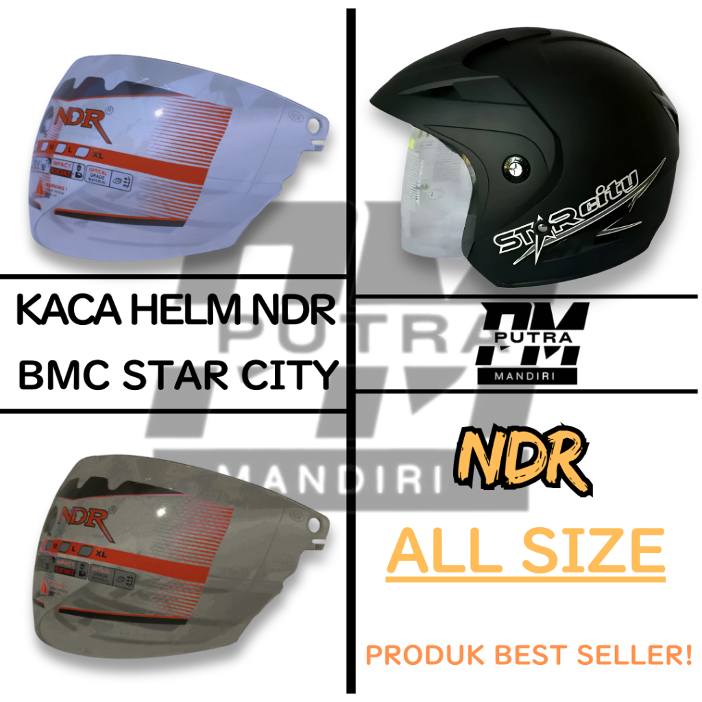 KACA Helm BMC STAR CITY  Visor Helmet