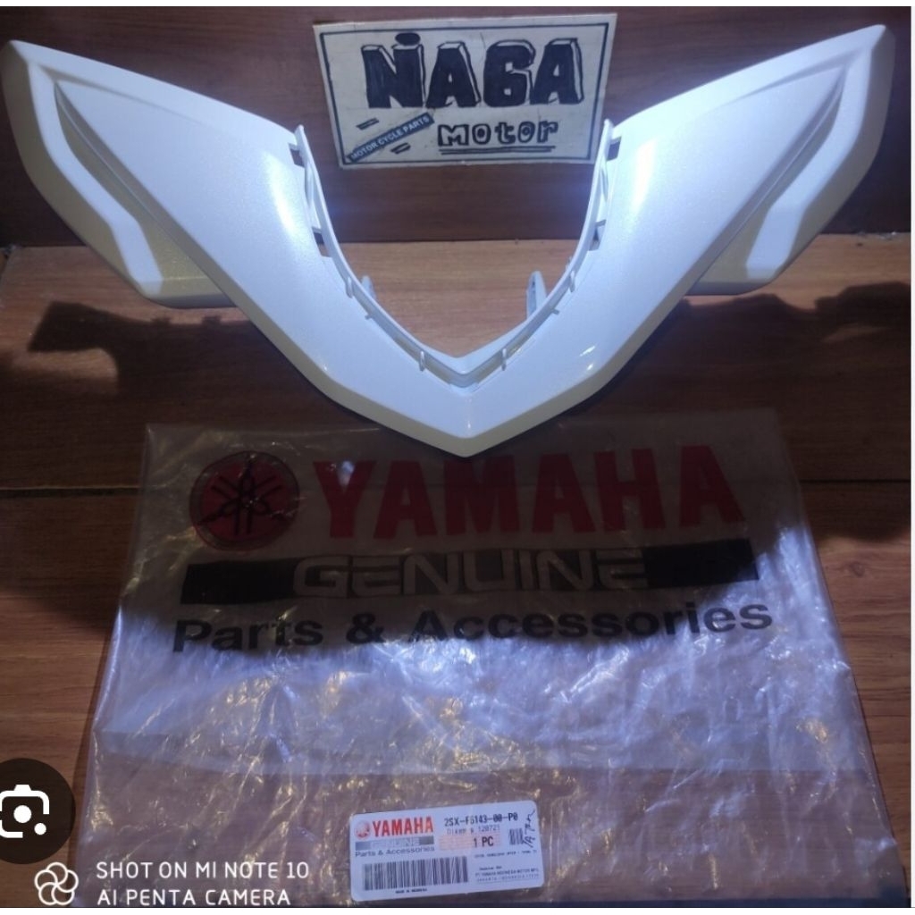 batok depan mio soul gt 125 warna putih ori yamaha